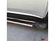 OMAC Side Door Molding Trim Skirt Garnish; Silver Steel (15-18 Jeep Renegade BU)