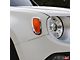 OMAC Side Indicator Signal Trim Cover; Silver Steel (15-18 Jeep Renegade BU)