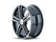 Touren TR62 Gloss Black Machined Wheel; 17x7; 40mm Offset (15-23 Jeep Renegade BU)