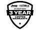 Jeep Licensed by TruShield Outline Logo Spare Tire Cover (66-18 Jeep CJ5, CJ7, Wrangler YJ, TJ & JK)