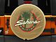 Mopar Sahara Edition Spare Tire Cover; Tan; 30x9.50x15 Tire Cover (66-18 Jeep CJ5, CJ7, Wrangler YJ, TJ & JK)