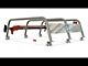 Heavy Metal Off-Road 23-Inch Double Bed Bars; Bare Steel (05-24 Frontier)