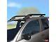 OMAC Top Roof Rack Side Rails; Black (05-21 Frontier Crew Cab)