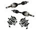 Front CV Axle Shafts and Hub Assembly Set (05-19 Frontier)