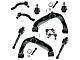 Front Upper Control Arms with Ball Joints, Sway Bar Links and Tie Rods (05-19 Frontier)