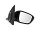 Manual Heated Mirrors with Blind Spot; Black (2022 Frontier)