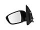 Powered Heated Mirrors with Blind Spot; Gloss Black (2022 Frontier)