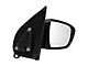 Powered Heated Mirrors with Blind Spot; Gloss Black (2022 Frontier)