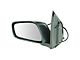 Powered Mirror; Textured Black; Driver Side (05-15 Frontier w/ Puddle Lights & w/o Memory Mirrors)