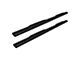 Raptor Series 5-Inch Oval Style Slide Track Running Boards; Black Textured (05-21 Frontier Crew Cab)