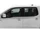 Ventvisor Window Deflectors; Front and Rear; Dark Smoke (22-24 Frontier Crew Cab)