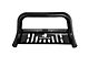 Beacon Bull Bar with Skid Plate; Black (05-21 Frontier)