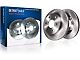 Vented 6-Lug Brake Rotor, Pad, Brake Fluid and Cleaner Kit; Front and Rear (05-24 V6 Frontier)