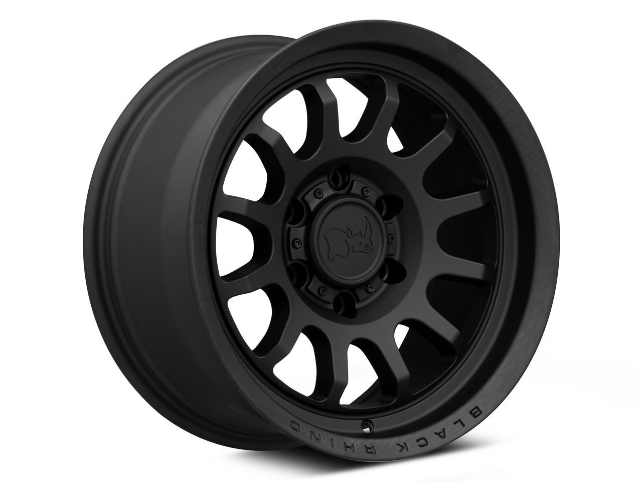 Black Rhino Rapid Matte Black 6-Lug Wheel; 18x8.5; 0mm Offset (05-21  Frontier)