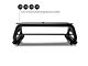 Classic Roll Bar for Tonneau Cover with 5.30-Inch Black Round Flood LED Lights; Black (05-21 Frontier)