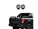 Gladiator Roll Bar with 9-Inch Black Round Flood LED Lights; Black (22-24 Frontier)