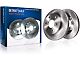 Vented 6-Lug Brake Rotor and Pad Kit; Front (3/05-07 Titan)