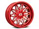 XD Gunner Candy Red Milled 6-Lug Wheel; 20x10; -18mm Offset (04-15 Titan)