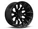 Fuel Wheels Flame Blackout 6-Lug Wheel; 20x9; 1mm Offset (04-15 Titan)