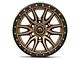 Fuel Wheels Rebel Matte Bronze with Black Bead Ring 6-Lug Wheel; 22x10; -13mm Offset (17-24 Titan)