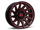 XD Specter Gloss Black with Red Tint 6-Lug Wheel; 20x10; -18mm Offset (04-15 Titan)