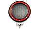 Modular Grille Guard with 5.30-Inch Red Round Flood LED Lights; Stainless Steel (04-15 Titan)