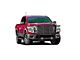 Rugged Heavy Duty Grille Guard with 5.30-Inch Red Round LED Lights; Black (17-24 Titan)