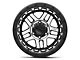 KMC Recon Satin Black Machined 6-Lug Wheel; 18x8.5; 18mm Offset (17-24 Titan)