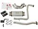 AFE Rebel Series 2.50-Inch Dual Exhaust System with Black Tips; Middle Side Exit (17-24 Titan)