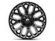 Fuel Wheels Warrior Gloss Black Milled 6-Lug Wheel; 20x10; -18mm Offset (04-15 Titan)