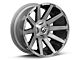 Fuel Wheels Contra Platinum Brushed Gunmetal with Tinted Clear 6-Lug Wheel; 22x12; -43mm Offset (17-24 Titan)