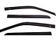 Low Profile Ventvisor Window Deflectors; Front and Rear; Matte Black (16-24 Titan XD Crew Cab)