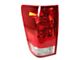 Tail Light; Chrome Housing; Red Clear Lens; Driver Side (04-15 Titan w/ Utility Bed)