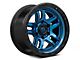 Fuel Wheels Ammo Gloss Blue with Black Bead Ring 6-Lug Wheel; 20x10; -18mm Offset (04-15 Titan)