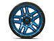 Fuel Wheels Ammo Gloss Blue with Black Bead Ring 6-Lug Wheel; 20x10; -18mm Offset (04-15 Titan)