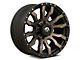 Fuel Wheels Blitz Matte Black Double Dark Tint 6-Lug Wheel; 18x9; 1mm Offset (04-15 Titan)