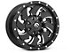 Fuel Wheels Cleaver Gloss Black Milled 6-Lug Wheel; 18x9; -12mm Offset (04-15 Titan)