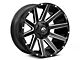 Fuel Wheels Contra Gloss Black Milled 6-Lug Wheel; 18x9; -12mm Offset (04-15 Titan)