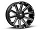 Fuel Wheels Contra Gloss Black Milled 6-Lug Wheel; 18x9; -12mm Offset (04-15 Titan)