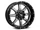 Moto Metal MO970 Gloss Gray Center with Gloss Black Lip 6-Lug Wheel; 20x10; -18mm Offset (17-24 Titan)