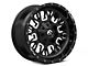 Fuel Wheels Stroke Gloss Black Milled 6-Lug Wheel; 18x9; 1mm Offset (04-15 Titan)