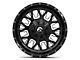 Fuel Wheels Stroke Gloss Black Milled 6-Lug Wheel; 18x9; 1mm Offset (04-15 Titan)