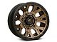 Fuel Wheels Traction Matte Bronze with Black Ring 6-Lug Wheel; 20x10; -18mm Offset (04-15 Titan)