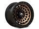 Fuel Wheels Zephyr Matte Bronze with Black Bead Ring 6-Lug Wheel; 18x9; -12mm Offset (17-24 Titan)