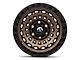 Fuel Wheels Zephyr Matte Bronze with Black Bead Ring 6-Lug Wheel; 18x9; -12mm Offset (17-24 Titan)