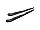 3-Inch Round Side Step Bars; Black (04-24 Titan Crew Cab)