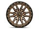 Fuel Wheels Rebel Matte Bronze with Black Bead Ring 6-Lug Wheel; 22x10; -13mm Offset (16-24 Titan XD)