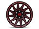 XD Specter Gloss Black with Red Tint 6-Lug Wheel; 20x10; -18mm Offset (16-24 Titan XD)