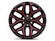 Performance Replicas PR177 Gloss Black Red Milled 6-Lug Wheel; 20x9; 24mm Offset (16-24 Titan XD)