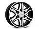 American Racing Mainline Gloss Black Machined 6-Lug Wheel; 18x8.5; 12mm Offset (16-24 Titan XD)